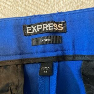Size 2R women’s pants. Royal blue. Perfect condition.